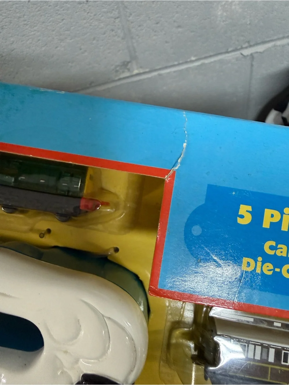 Thomas & Friends Blue & Red No. 1 Engine Playset with Yellow Accents